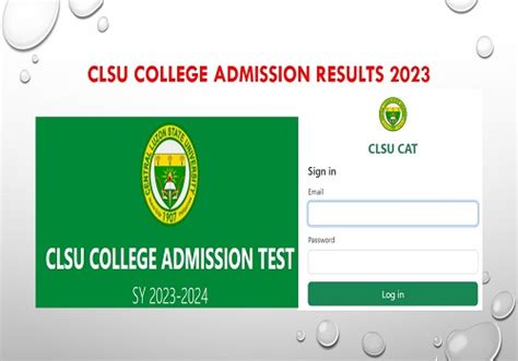 clsu cat result